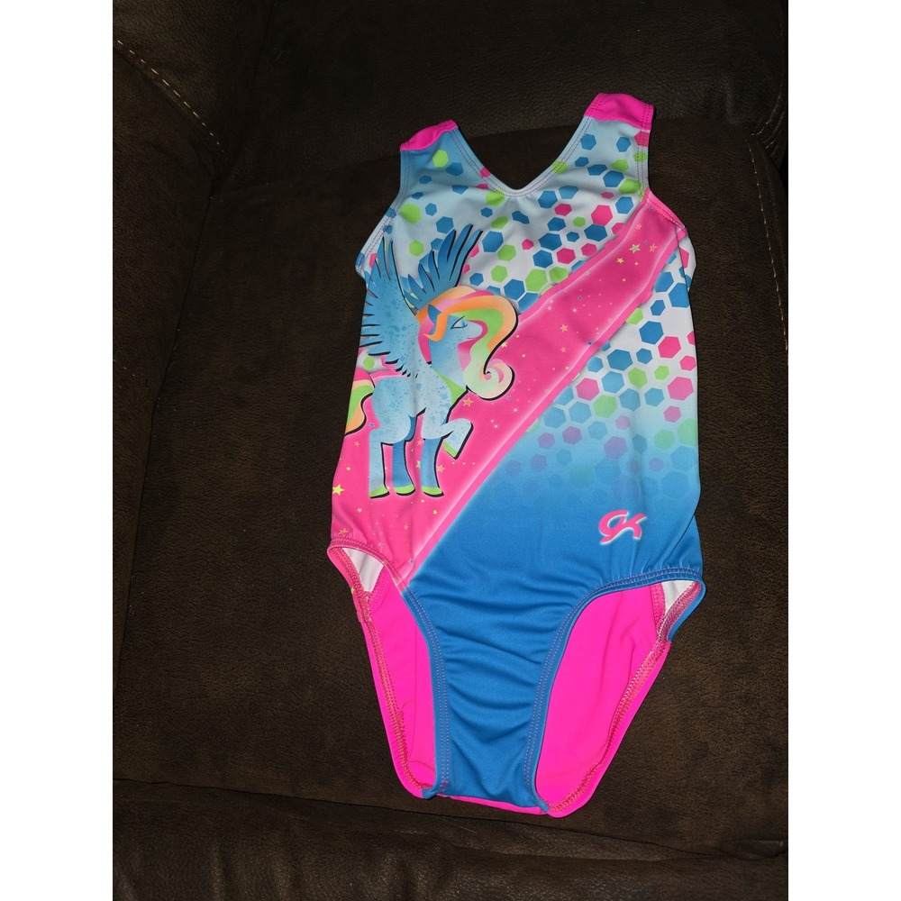 GK gymnastics dance leotard Pegasus horse size child large
